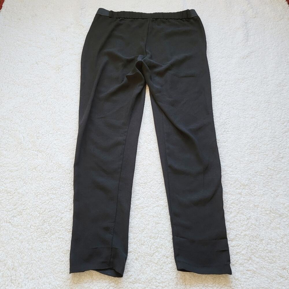 ASOS Black Slim Straight Leg Pull On Pants - Picture 3 of 5